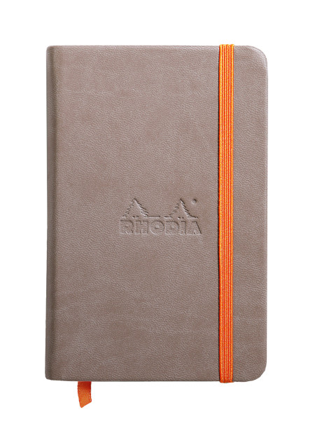 Rhodia Hardcover Notebook - Small - Taupe - Lined